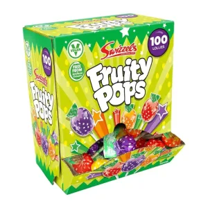 Swizzels Fruity Pops Dispenser Box 100x8g