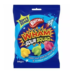 Barratt Wham Sour Squad Bag 14x94g