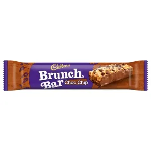 Cadbury Brunch Bar Choc Chip 5pk 8x140g