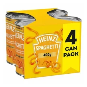Heinz Spaghetti in Tomato Sauce 6x 4pk x400g