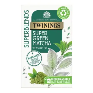 Twinings Superblends Super Green Matcha 4x20's