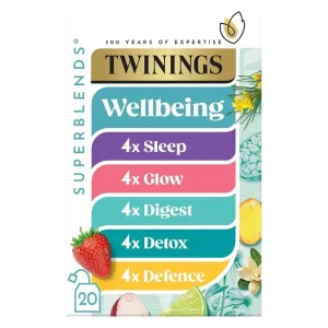 Twinings Superblends Well Being Collection 4x20's