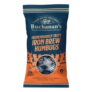 Buchanans Iron Brew Humbugs 12x140g