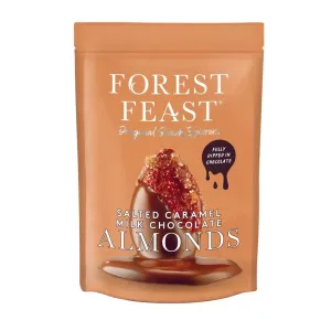 Forest Feast Sea Salted Caramel Milk Choc Almonds 8x120g