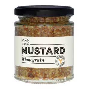 M&S English Wholegrain Mustard 8x180g