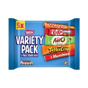 Nestle Chocolate Bar Variety Pk 12x5pk x218g
