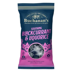 Buchanans Blackcurrant & Liquorice 12x140g