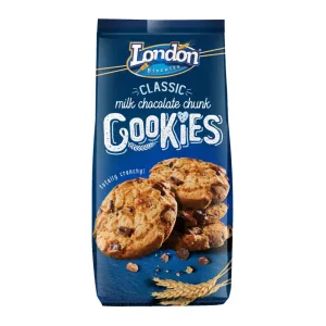 London Biscuits Milk Chocolate Chunk Cookies 12x160g