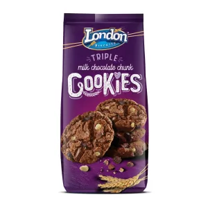 London Biscuits Triple Chocolate Cookies 12x160g