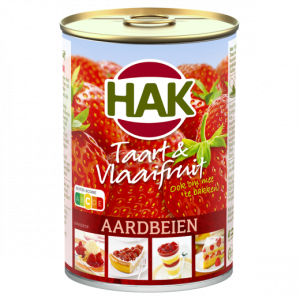 HAK Strawberry Pie Filling (Aardbeien) 6 x 425g