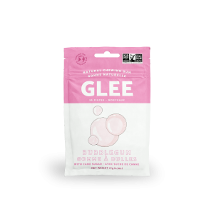 Glee Gum Bubblegum Cane Sugar Sweetened Bag 6 x 55 pcs