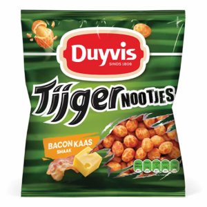 Duyvis Coated Peanuts (Tijgernootjes) Bacon Cheese 8x275g