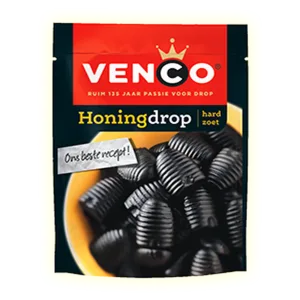 Venco Red Band Honey Licorice (Honingdrop) Bag 12 x 168g