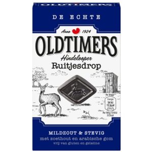 Oldtimers Hindelooper Licorice (Ruitjesdrop) 6x235g