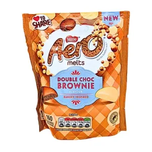 Nestle Aero Melts Dbl Choc Brownie Pouch 8x86g
