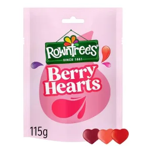 Rowntree Berry Hearts 10x115g