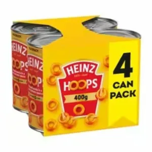 Heinz Hoops in Tomato Sauce 6x4pk