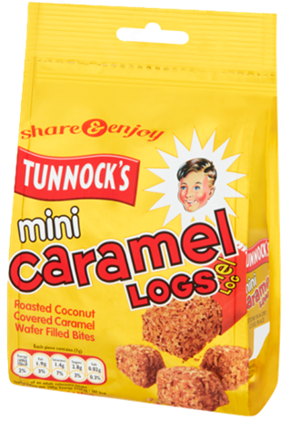 Tunnocks Mini Caramel Log Pouches 12x150g