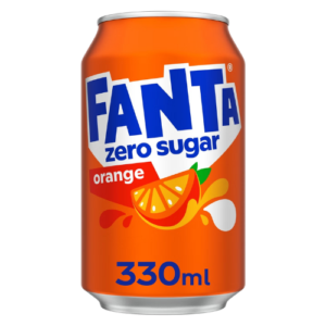 Fanta Orange Zero Sugar 3x8x330ml