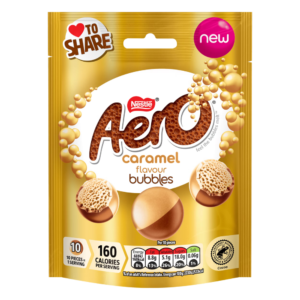 Nestle Aero Caramel Bubbles 8x92g