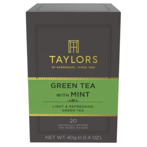 Taylors of Harrogate Green Tea & Mint Tea 6x20's