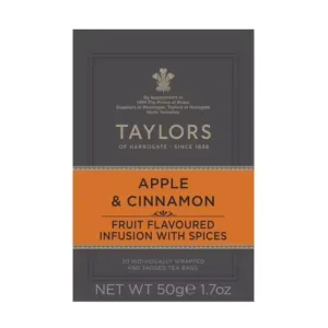 Taylors of Harrogate Apple & Cinnamon Tea 6x20's