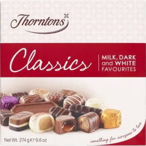 Thorntons Classic Milk, White & Dark Box 6x150g